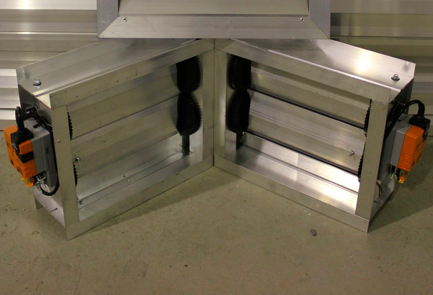 Вентиляционный приточный клапан Бриз для установки без фрезеровки на окна ПВХ