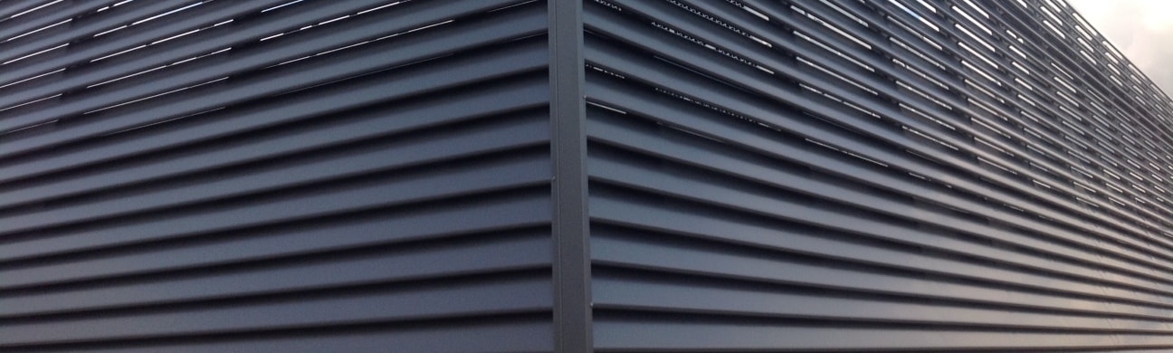 Наружные вентиляционные решетки металлические фасадные